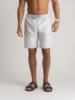 Шорти короткі чоловічі U.S. Polo Assn Tonal Cargo 103718-66124 M Сірі (2321298813661)