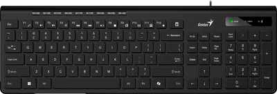 Клавіатура дротова Genius SlimStar 230 II USB Black (31310048406)
