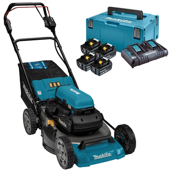 Газонокосилка аккумуляторная самоходная Makita LM001C BEO1 (53 см, 20-100 мм, 70 л, BL, PDC, комплект)