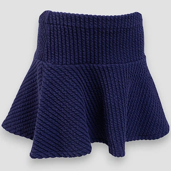 Спідниця для дівчат трикотаж рубчик Trendy Tot 03-01582 синій 116 см (6 років)
