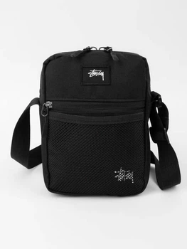 Чоловіча сумка сумка через плече Stussy Стусі чорного кольору S-4