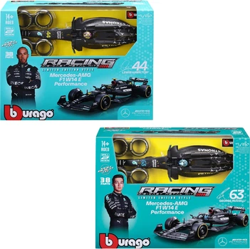 Авто-конструктор Bburago Mercedes-AMG F1 W14 Performance 1:24 (18-28510)