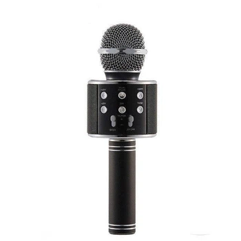 Микрофон-Караоке Clefers WS-858 с Bluetooth/FM/USB с подавлением шума и режим – ЭХО (534217)