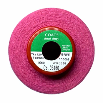 Нить Coats Dual Duty №120 / 5000м 1569-03460 Роза пустыни
