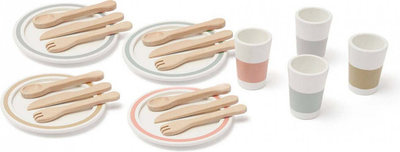 Zestaw zabawek Kids Concept Dinnerware Bistro 1000565 (7340028731092)
