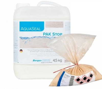 Двухкомпонентная цветная шпатлевка для паркета Berger PAK Stop / Pafuki Powder цвет Сосна 5.85кг