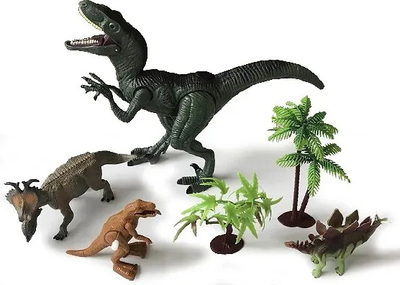 Набір іграшок Animal Universe Dinosaur set with light and sound Velociraptor 525006 (5700135250060)