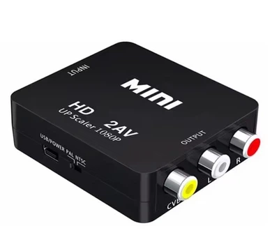 Конвертер Voltronic Mini, HDMI to AV,HDMI to RCA ВЫХОД 3RCA (мама) на ВХОД HDMI (мама), 720P/1080P