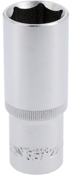 Nasadka YATO sześciokątna  długa 1/2" 22 mm (YT-1235)