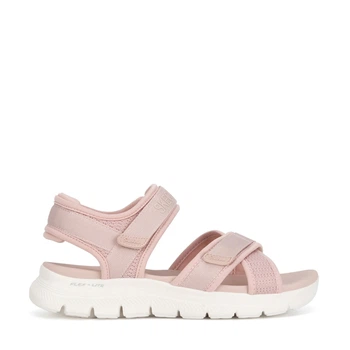 Жіночі сандалі Skechers Flex Appeal 4.0 White/Light Pink 41 Рожевий 119487-BLSH