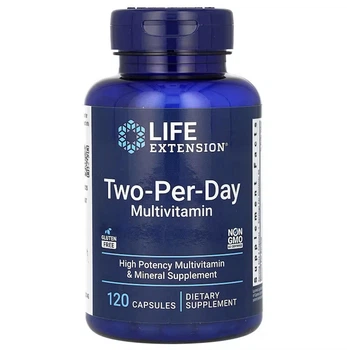 Мультивітаміни для прийому двічі на день, Life Extension, 120 капсул