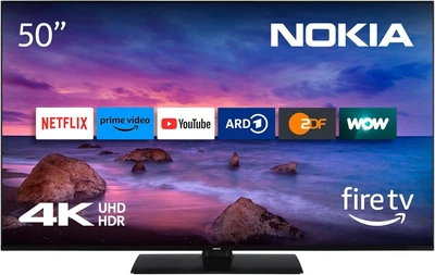 Телевизор 50 дюймов Nokia UNE50AV310I (4K Smart TV Bluetooth — W24-GW8683) Б/У