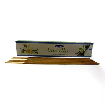 Пахощі Satya Vanilla, преміум серія, 15 г, натуральні пилкові, ручна робота 35055