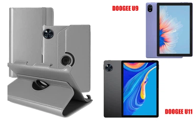 Чехол Spinner360 для планшета DOOGEE U9, цвет Silver