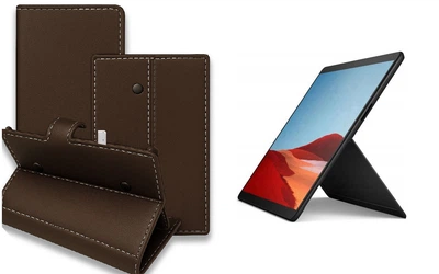 Книга-трансформер Armor для планшета Microsoft Surface Pro X, цвет TM brown