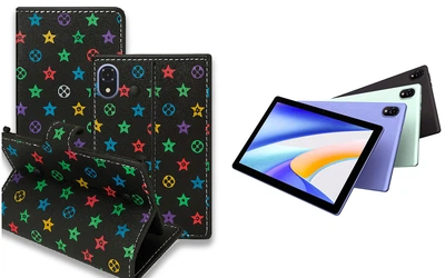 Книга-трансформер Armor для планшета DOOGEE Tab U10, U10 Pro, цвет L. black