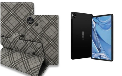 Книга-трансформер Armor для планшета DOOGEE T20 Ultra, цвет Kletka