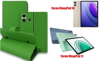 Книга-трансформер Armor для планшета Tecno MegaPad 10, MegaPad 11, цвет Green