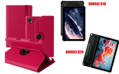 Чехол Spinner360 для планшета DOOGEE R10, цвет Malinovyy