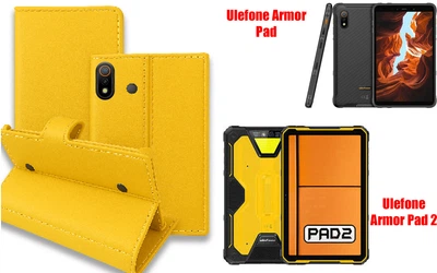 Книга-трансформер Armor для планшета Ulefone Armor Pad, Armor Pad 2, цвет Yellow