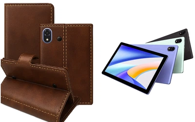Книга-трансформер Armor для планшета DOOGEE Tab U10, U10 Pro, цвет Kashtanovyy
