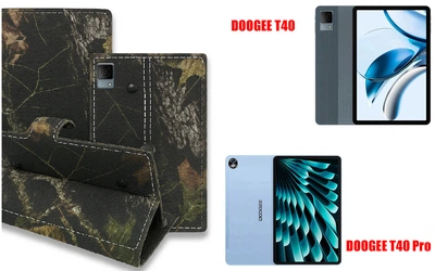 Книга-трансформер Armor для планшета DOOGEE T40, DOOGEE T40 Pro, цвет Dybok