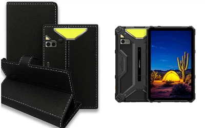 Книжка-трансформер Armor для планшета Ulefone Armor Pad 4 Ultra, колір Black