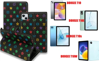 Книга-трансформер Armor для планшета DOOGEE T10, T10E, T10s, T10W, цвет L. black
