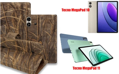 Книга-трансформер Armor для планшета Tecno MegaPad 10, MegaPad 11, цвет Kamysh