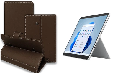 Книга-трансформер Armor для планшета Microsoft Surface Pro 8, Pro 9, цвет TM brown