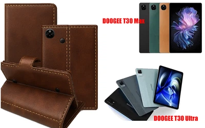 Книга-трансформер Armor для планшета DOOGEE T30 Max, T30 Ultra, цвет Kashtanovyy