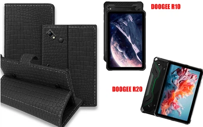 Книга-трансформер Armor для планшета DOOGEE R10, DOOGEE R20, цвет Crocodile