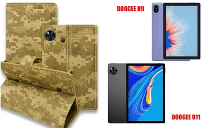 Книга-трансформер Armor для планшета DOOGEE U9, DOOGEE U11, цвет Pixel