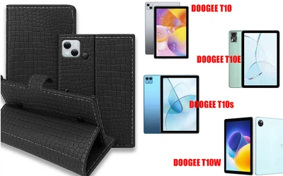 Книга-трансформер Armor для планшета DOOGEE T10, T10E, T10s, T10W, цвет Crocodile