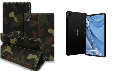 Книга-трансформер Armor для планшета DOOGEE T20 Ultra, цвет Khaki tm