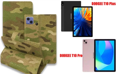 Книга-трансформер Armor для планшета DOOGEE T10 Plus, T10 Pro, цвет Multicam