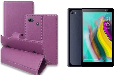 Книга-трансформер Armor для планшета Tecno Tab 7 P704a, цвет Violet