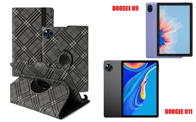 Чехол Spinner360 для планшета DOOGEE U9, цвет Kletochka