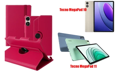 Чехол Spinner360 для планшета Tecno MegaPad 10, цвет Malinovyy