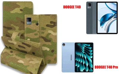 Книга-трансформер Armor для планшета DOOGEE T40, DOOGEE T40 Pro, цвет Multicam