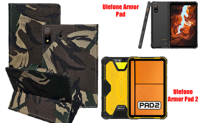 Книга-трансформер Armor для планшета Ulefone Armor Pad, Armor Pad 2, цвет Saxara