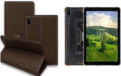 Книга-трансформер Armor для планшета Sigma mobile TAB A1033 X-treme, цвет TM brown