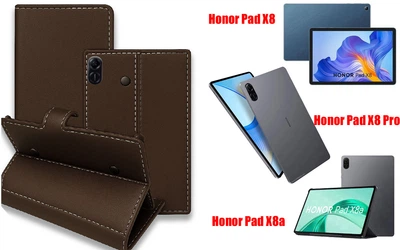 Книга-трансформер Armor для планшета Honor Pad X8, Pad X8 Pro, Pad X8a, цвет TM brown