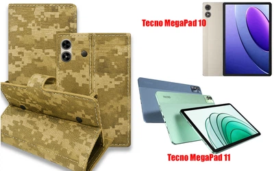 Книга-трансформер Armor для планшета Tecno MegaPad 10, MegaPad 11, цвет Pixel