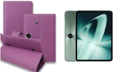 Книга-трансформер Armor для планшета OnePlus Pad, Pad 2, Pad Go, Pad Pro, цвет Violet