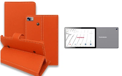 Книга-трансформер Armor для планшета Thomson TEOX10 LTE, цвет Orange