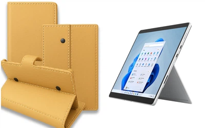 Книга-трансформер Armor для планшета Microsoft Surface Pro 8, Pro 9, цвет Gold