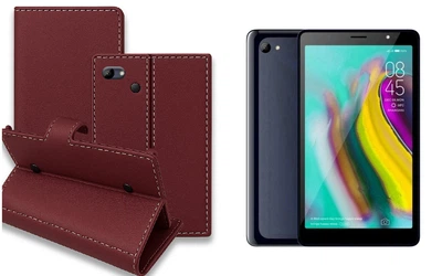 Книга-трансформер Armor для планшета Tecno Tab 7 P704a, цвет Bordo