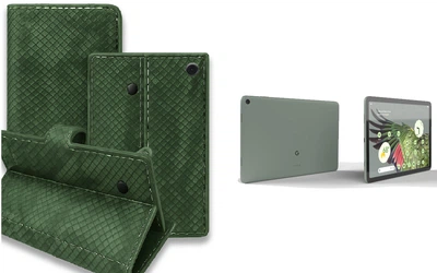 Книга-трансформер Armor для планшета Google Pixel Tablet 2023, цвет Green crocodile