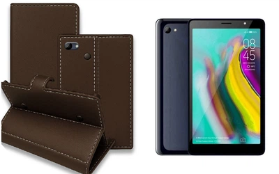 Книга-трансформер Armor для планшета Tecno Tab 7 P704a, цвет TM brown